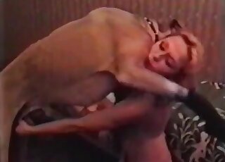 Hairy pussy MILF getting screwed passionately here