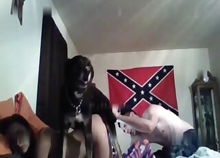 Zoophile fuck scene with lots of taboo banging